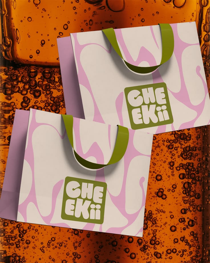 Full-colour print example with patterned artwork